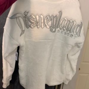 Medium Disneyland Fleece fuzzy spirit jersey